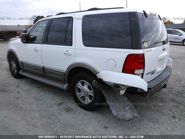 1FMPU18L24LB71226 - 2004 FORD EXPEDITION EDDIE BAUER WHITE photo 3