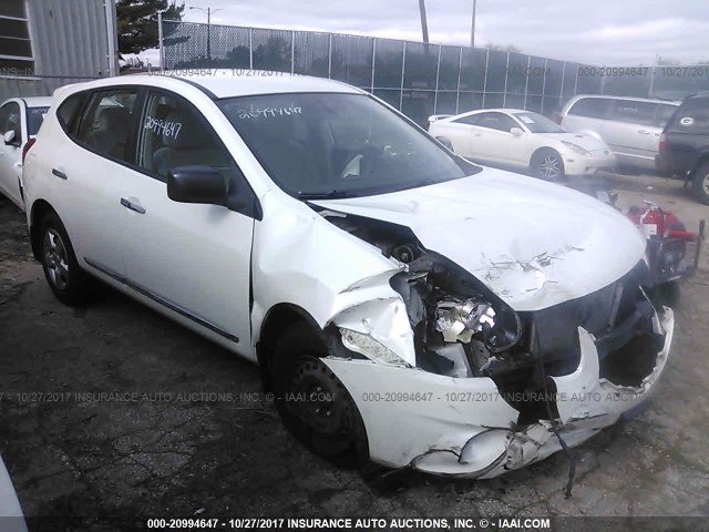 JN8AS5MVXBW254417 - 2011 NISSAN ROGUE S/SV/KROM WHITE photo 1