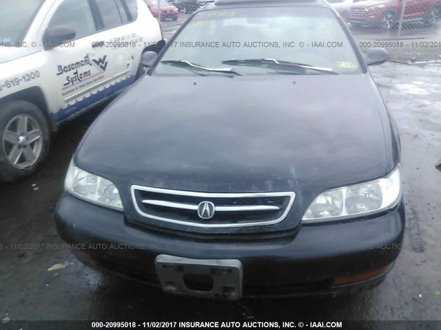 19UYA1246VL000243 - 1997 ACURA 2.2CL BLACK photo 6