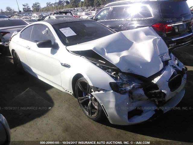 WBSLX9C54DD159874 - 2013 BMW M6 WHITE photo 1