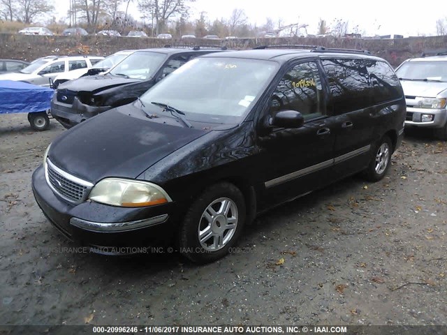 2FMZA52463BB97532 - 2003 FORD WINDSTAR SE BLACK photo 2