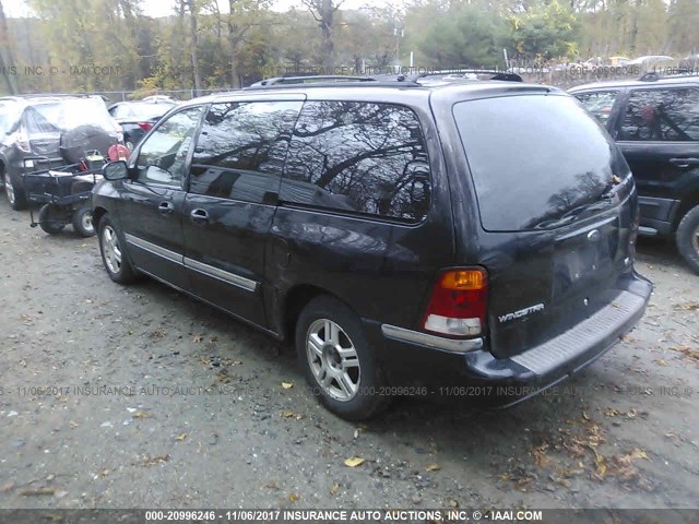 2FMZA52463BB97532 - 2003 FORD WINDSTAR SE BLACK photo 3