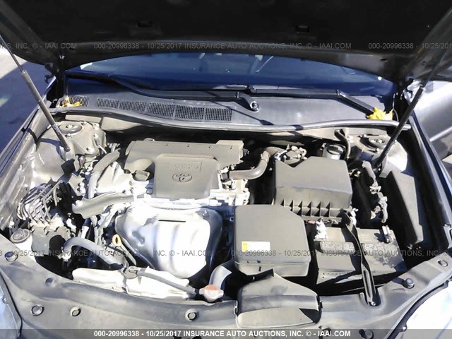 4T4BF1FK9GR564093 - 2016 TOYOTA CAMRY LE/XLE/SE/XSE GRAY photo 10
