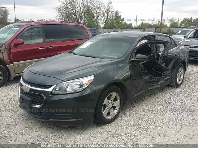 1G11B5SL9EF222682 - 2014 CHEVROLET MALIBU LS 灰色 照片 2