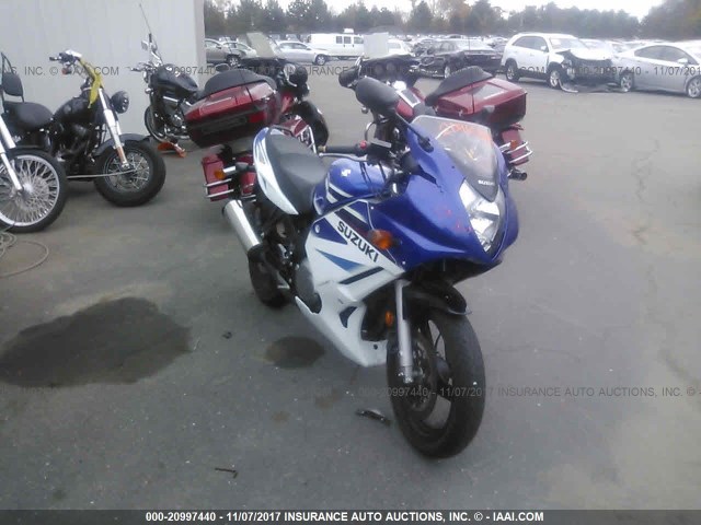 VTTGM51A472100105 - 2007 SUZUKI GS500 BLUE photo 1