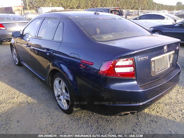 19UUA66248A028918 - 2008 ACURA TL Dark Blue photo 3