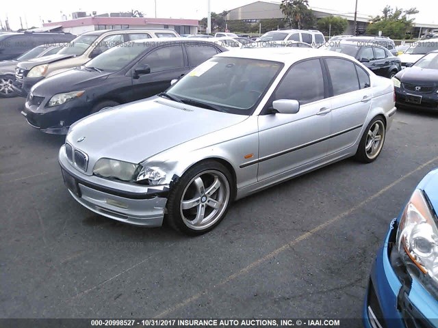 WBAAV53461FJ71154 - 2001 BMW 330 I SILVER photo 2
