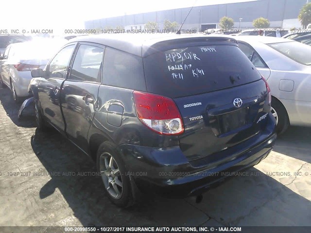 2T1KR32E24C193207 - 2004 TOYOTA COROLLA MATRIX XR BLUE photo 3