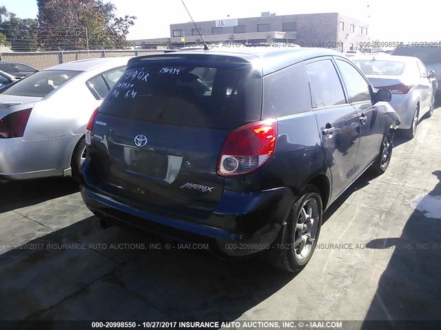 2T1KR32E24C193207 - 2004 TOYOTA COROLLA MATRIX XR BLUE photo 4
