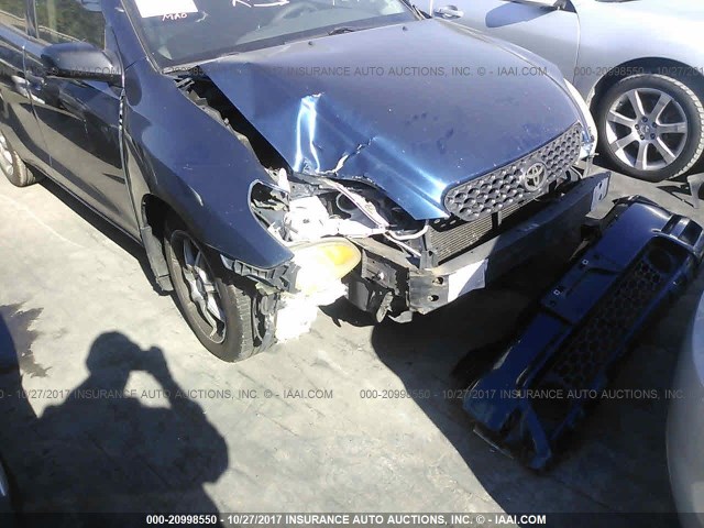 2T1KR32E24C193207 - 2004 TOYOTA COROLLA MATRIX XR BLUE photo 6