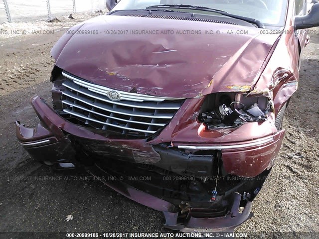2A4GP64L07R124359 - 2007 CHRYSLER TOWN & COUNTRY LIMITED MAROON photo 6