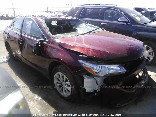 4T1BF1FK5FU900606 - 2015 TOYOTA CAMRY LE/XLE/SE/XSE MAROON photo 1