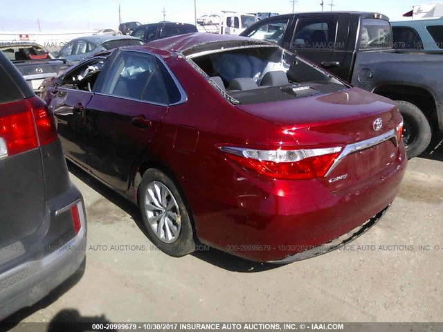 4T1BF1FK5FU900606 - 2015 TOYOTA CAMRY LE/XLE/SE/XSE MAROON photo 3