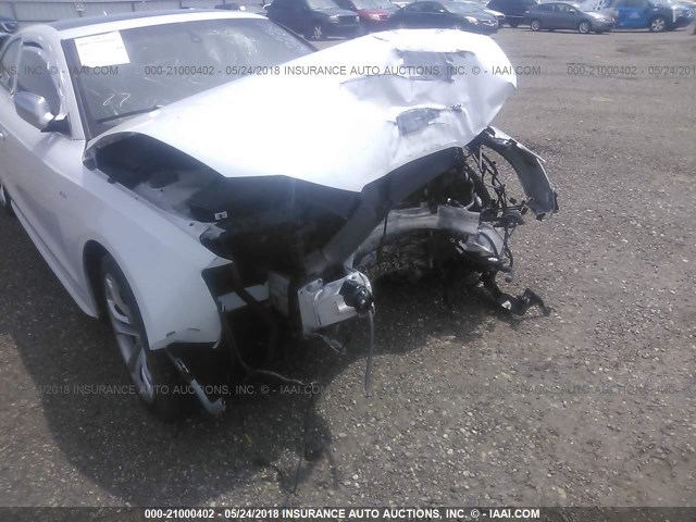 WAUGGAFR6DA035919 - 2013 AUDI S5 PREMIUM PLUS 白色 照片 6