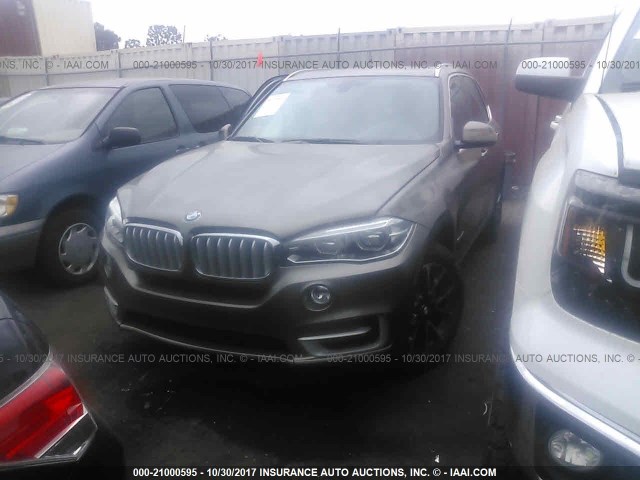 5UXKR2C59H0U19962 - 2017 BMW X5 SDRIVE35I BROWN photo 2