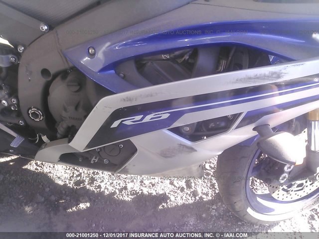 JYARJ16E2GA036950 - 2016 YAMAHA YZFR6 BLUE photo 8