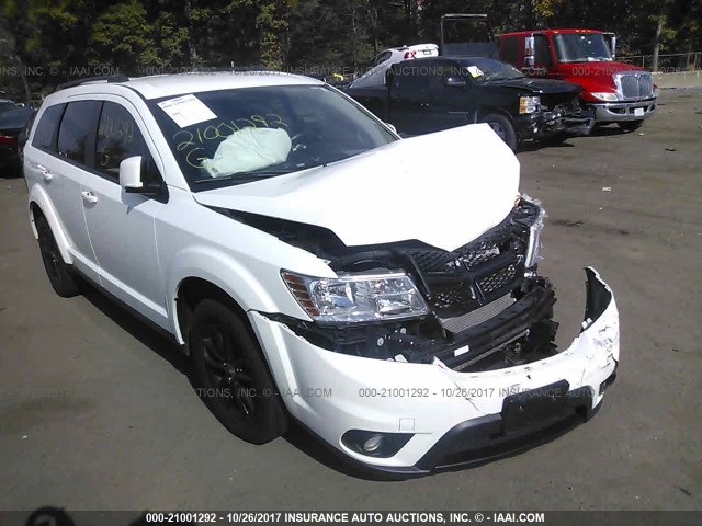 3C4PDDBG7GT129368 - 2016 DODGE JOURNEY SXT WHITE photo 1