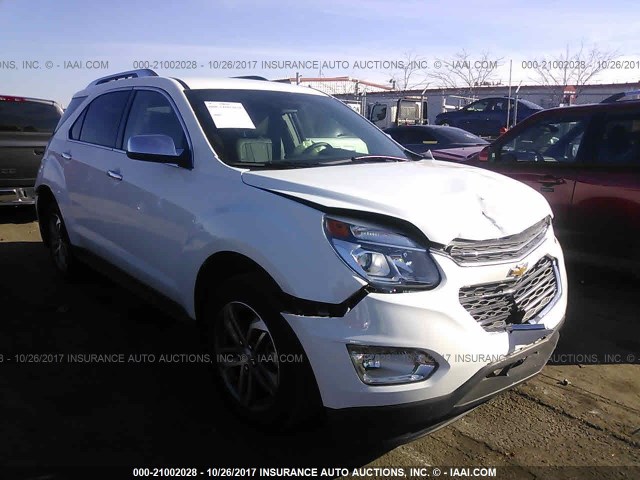 2GNALDEK6H1507439 - 2017 CHEVROLET EQUINOX PREMIER WHITE photo 1