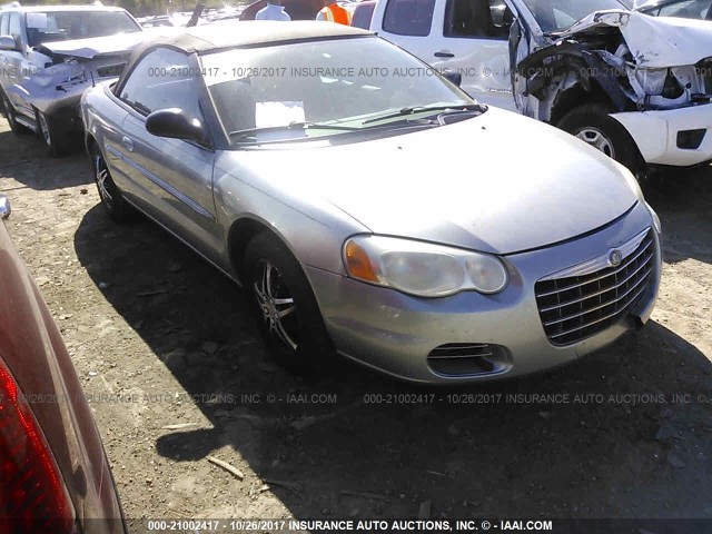 1C3EL45X45N589899 - 2005 CHRYSLER SEBRING SILVER photo 1