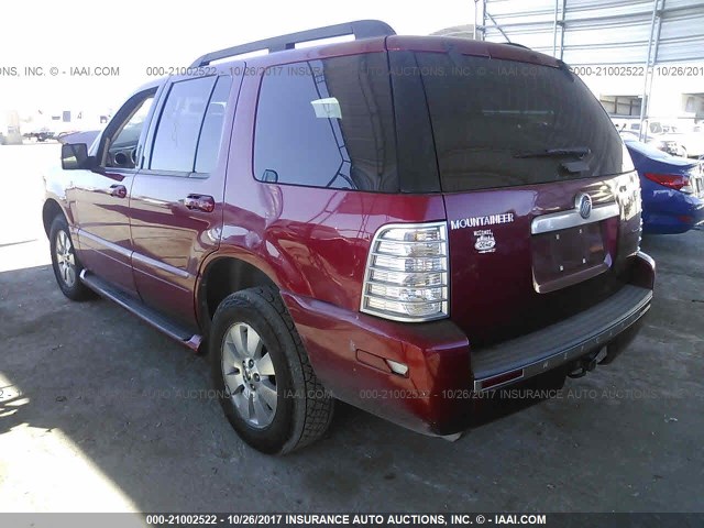 4M2EU47E36UJ22611 - 2006 MERCURY MOUNTAINEER LUXURY RED photo 3