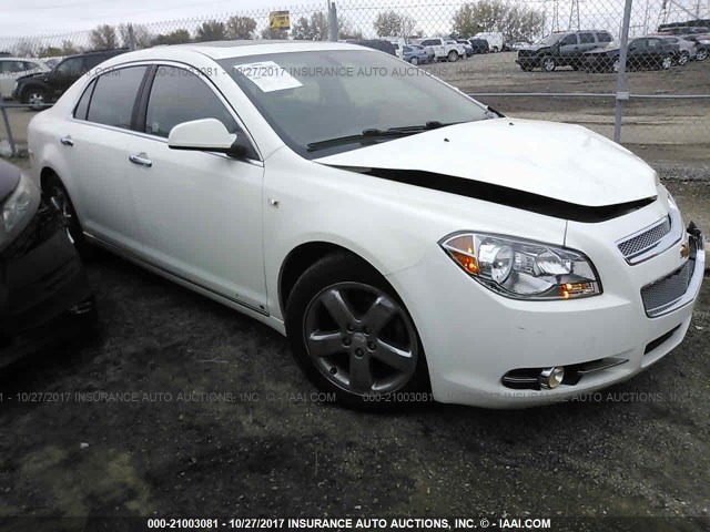 1G1ZK57B38F295733 - 2008 CHEVROLET MALIBU LTZ თეთრი ფოტო 1
