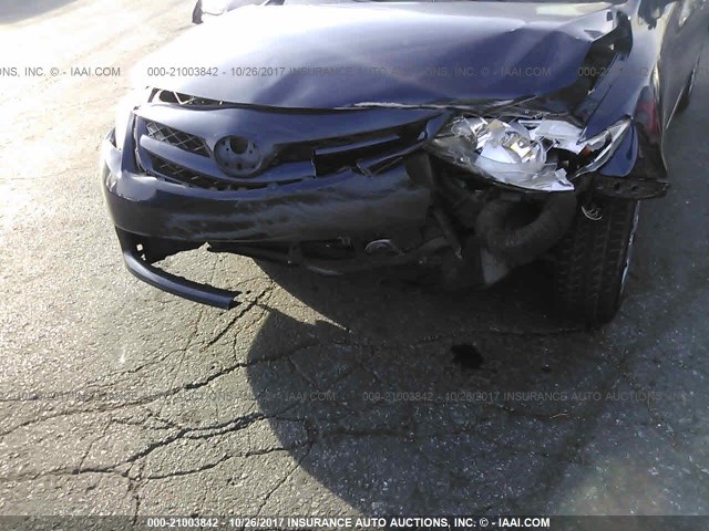 2T1BU4EE0BC665952 - 2011 TOYOTA COROLLA S/LE BLUE photo 6