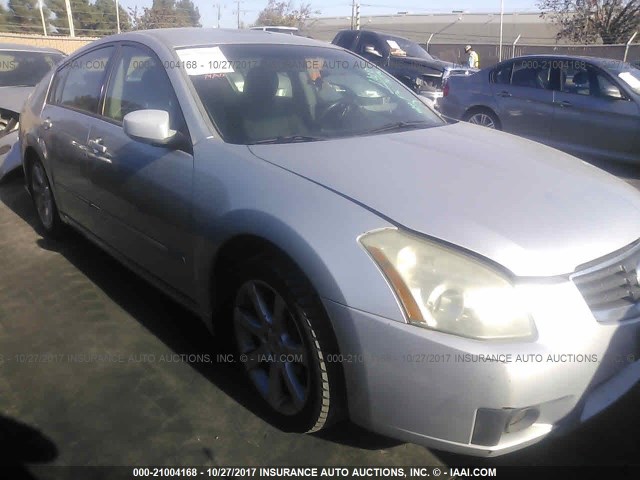 1N4BA41E67C855887 - 2007 NISSAN MAXIMA SE/SL SILVER photo 1