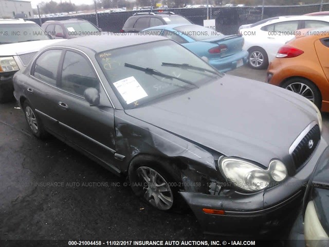 KMHWF25H63A874303 - 2003 HYUNDAI SONATA GL GRAY photo 1