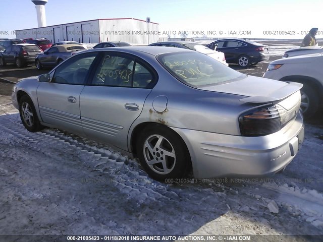 1G2HX52K94U261463 - 2004 PONTIAC BONNEVILLE SE SILVER photo 3