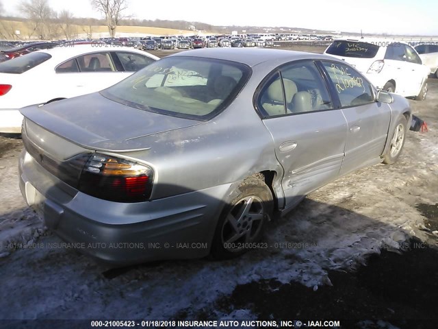 1G2HX52K94U261463 - 2004 PONTIAC BONNEVILLE SE SILVER photo 4