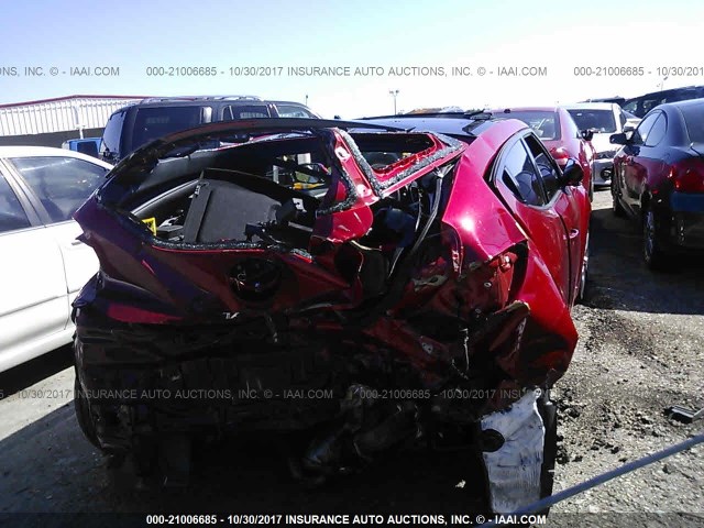 KMHTC6AD5GU297645 - 2016 HYUNDAI VELOSTER RED photo 4