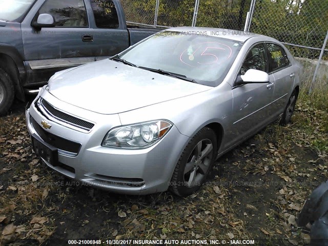 1G1ZC5E11BF300183 - 2011 CHEVROLET MALIBU 1LT 银色 照片 2