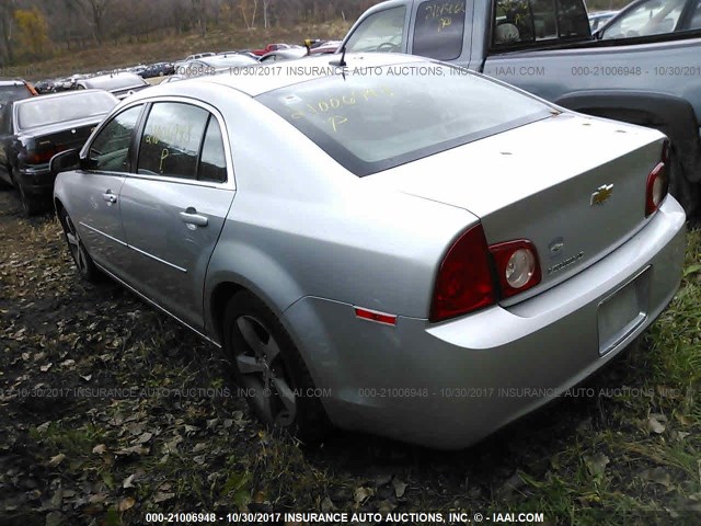 1G1ZC5E11BF300183 - 2011 CHEVROLET MALIBU 1LT 银色 照片 3