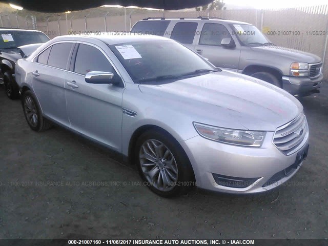 1FAHP2F85DG138241 - 2013 FORD TAURUS LIMITED SILVER photo 1