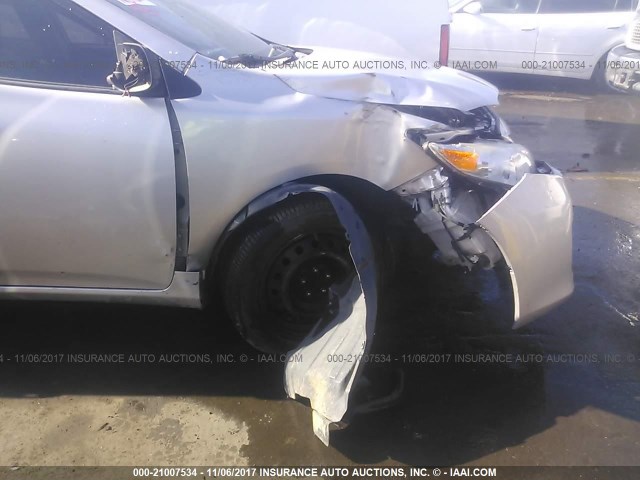 5YFBU4EE8CP056156 - 2012 TOYOTA COROLLA S/LE SILVER photo 6