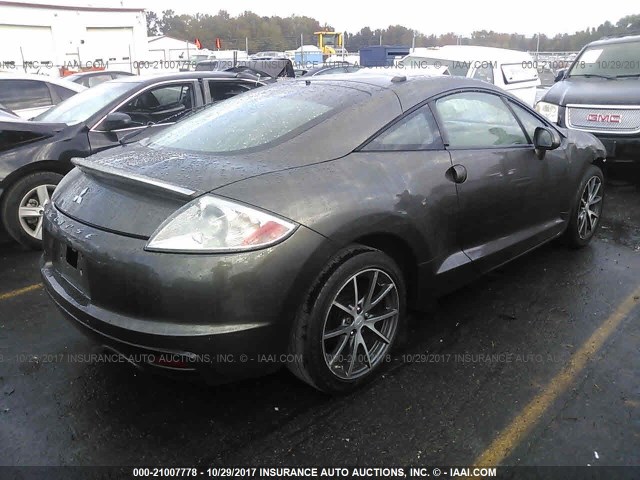 4A31K5DF0BE002862 - 2011 MITSUBISHI ECLIPSE GS SPORT BROWN photo 4