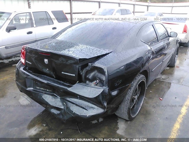 2B3KA43DX9H572750 - 2009 DODGE CHARGER BLACK photo 4