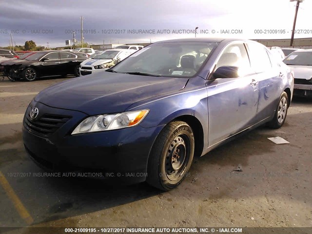 4T1BE46K38U258118 - 2008 TOYOTA CAMRY CE/LE/XLE/SE BLUE photo 2