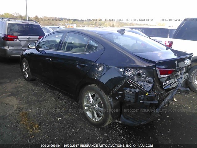 5NPD84LF5HH017621 - 2017 HYUNDAI ELANTRA SE/VALUE/LIMITED BLACK photo 3