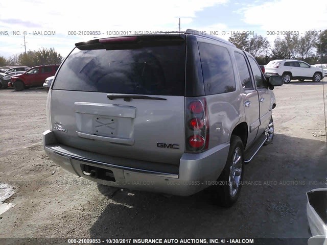 1GKFK63848J137106 - 2008 GMC YUKON DENALI GOLD photo 4