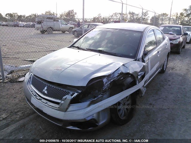 4A32B2FF7CE023564 - 2012 MITSUBISHI GALANT FE SILVER photo 2