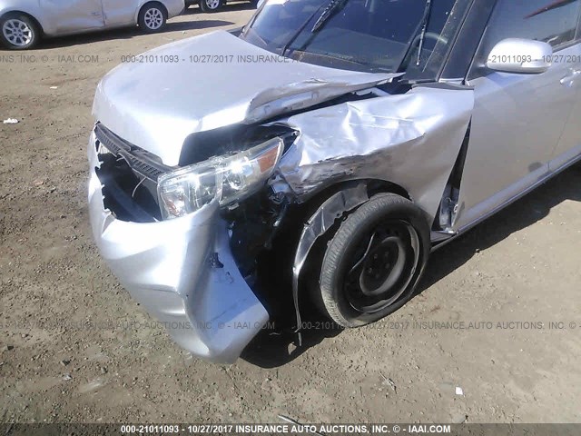 JTLZE4FE7DJ047291 - 2013 TOYOTA SCION XB SILVER photo 6