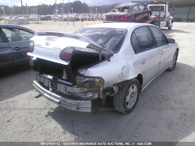 1G1NE52J51M682421 - 2001 CHEVROLET MALIBU LS SILVER photo 4