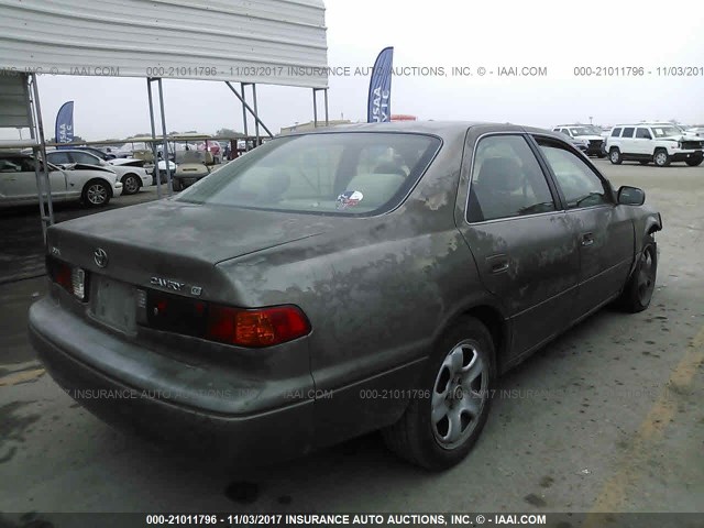 4T1BG22K71U119264 - 2001 TOYOTA CAMRY CE/LE/XLE 灰色 照片 4
