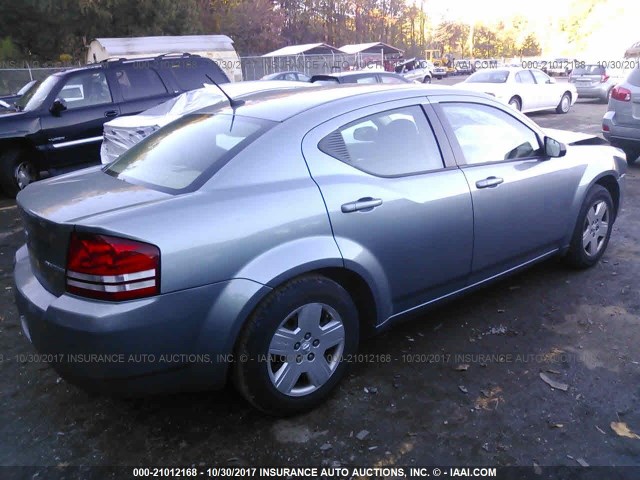 1B3LC46B29N509870 - 2009 DODGE AVENGER SE/SXT GRAY photo 4