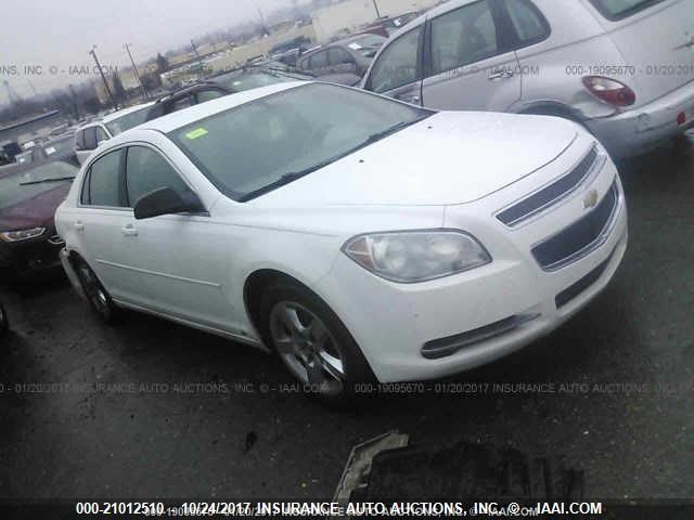 1G1ZG57B694143539 - 2009 CHEVROLET MALIBU LS თეთრი ფოტო 1
