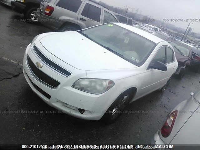 1G1ZG57B694143539 - 2009 CHEVROLET MALIBU LS თეთრი ფოტო 2