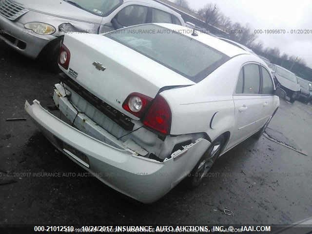 1G1ZG57B694143539 - 2009 CHEVROLET MALIBU LS თეთრი ფოტო 4