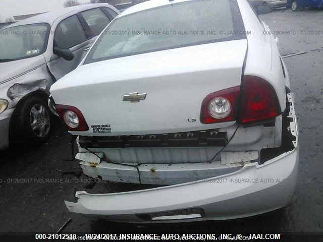 1G1ZG57B694143539 - 2009 CHEVROLET MALIBU LS თეთრი ფოტო 6