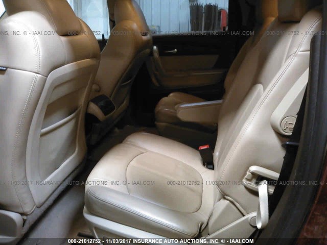 1GKKVRED7BJ134063 - 2011 GMC ACADIA SLT-1 Rojo foto 8